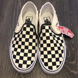 Vans checkered slip on